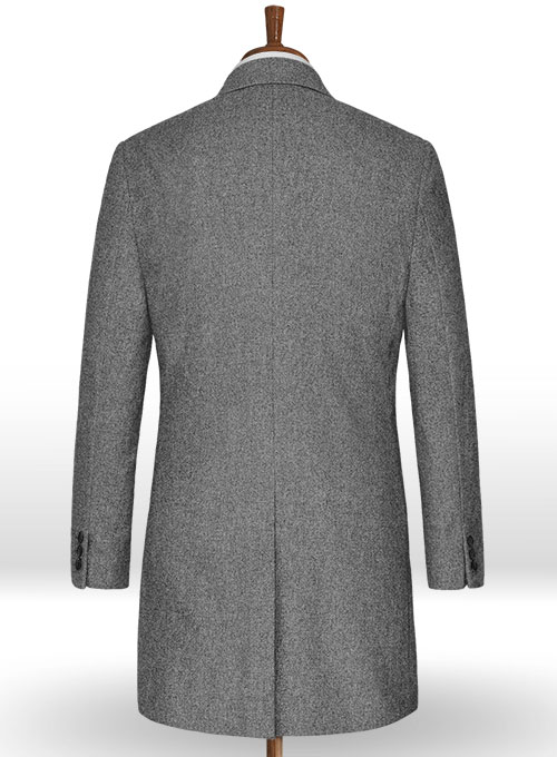 Gray Tweed Overcoat