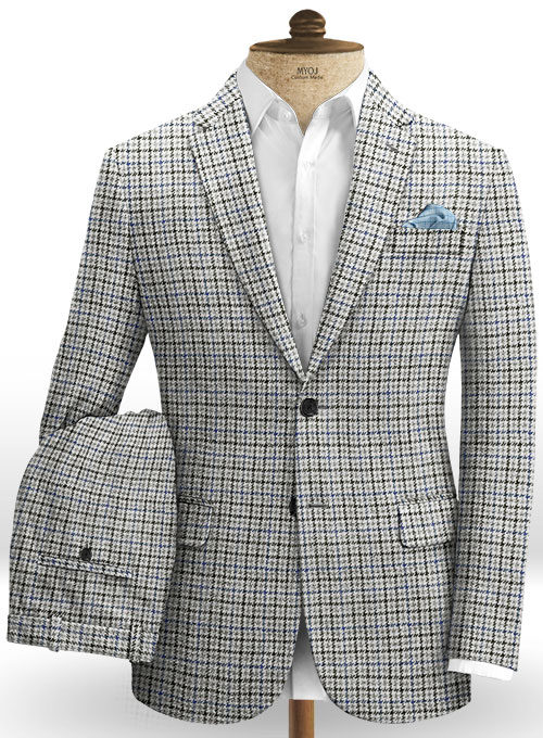 Harris Tweed Classic White Suit