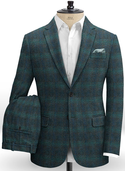 Harris Tweed Glen Green Suit