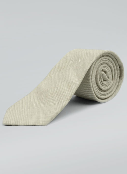 Linen Tie - Hawaiian Summer Green