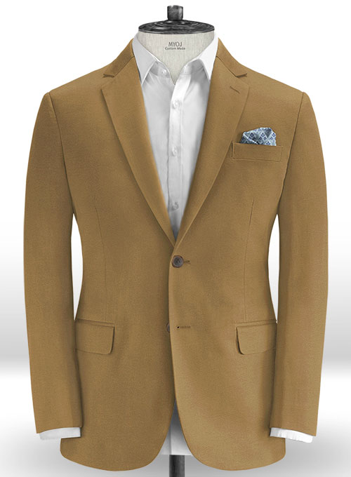 Heavy Dark Khaki Chino Suit - Click Image to Close