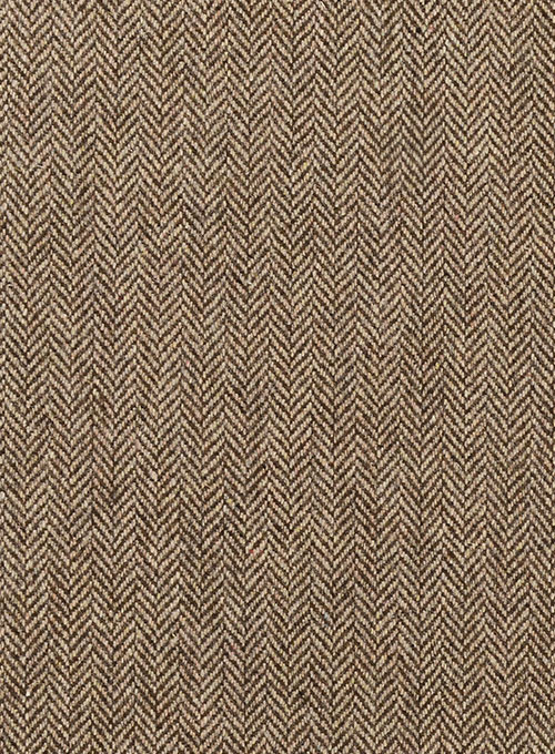 Irish Brown Herringbone Tweed Suit - Click Image to Close