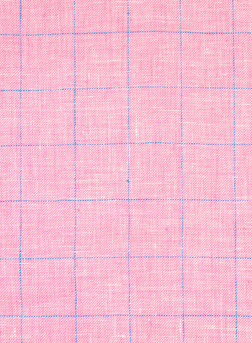Italian Linen Pink Box Suit