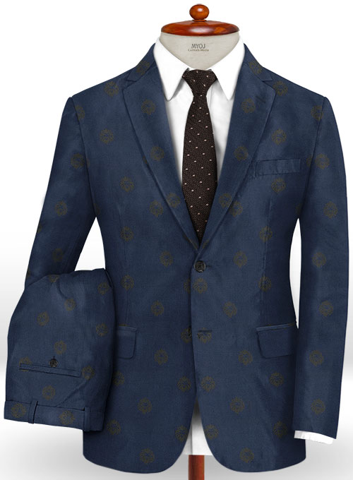 Lion Navy Wool Suit