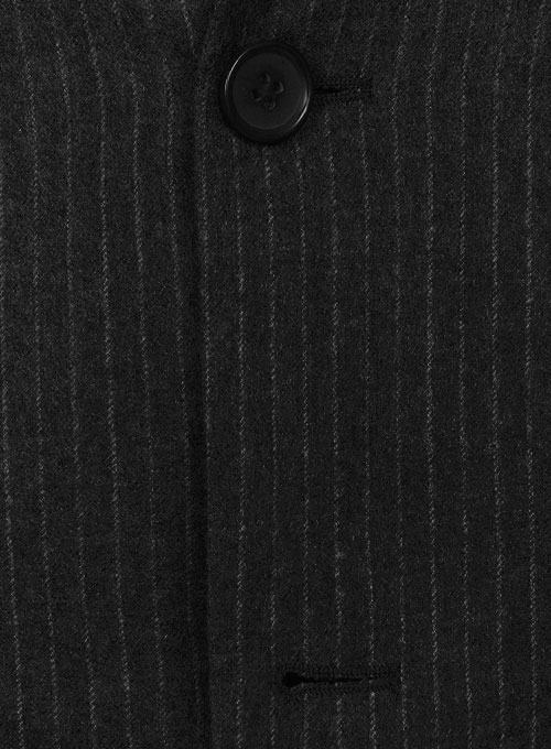 Light Weight Black Stripe Tweed Suit