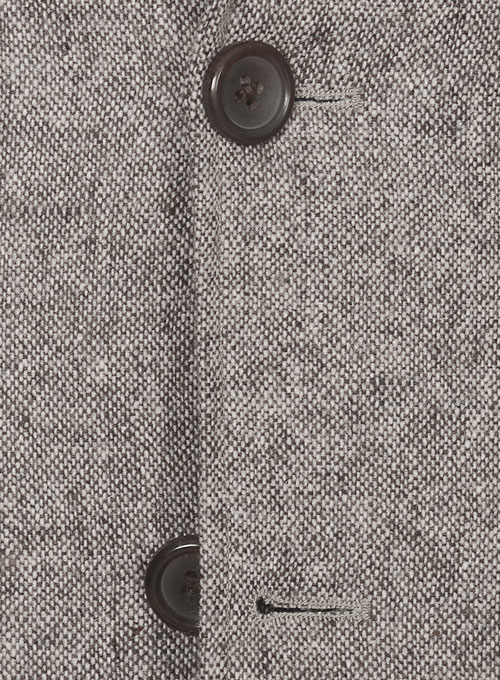 Lt Wt Brown Tweed Danish Style Sports Coat