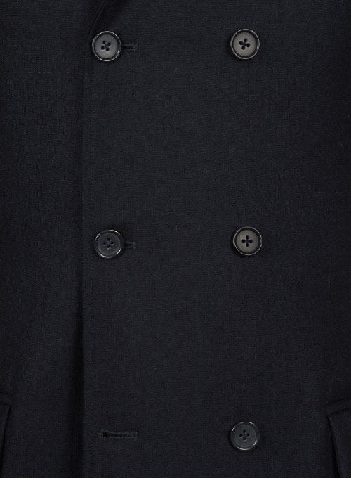 Light Weight Navy Couture Tweed GQ Trench Coat
