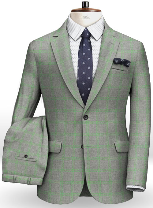 Light Weight Port Gray Tweed Suit