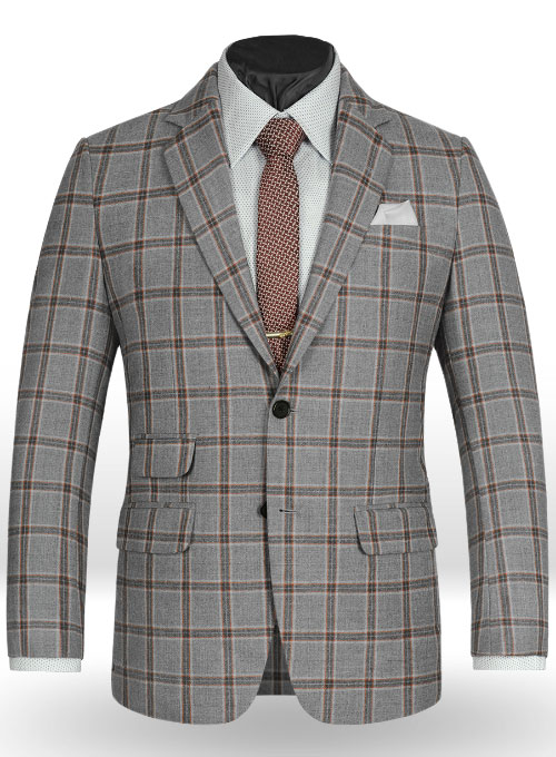 Light Weight Southrail Gray Tweed Jacket