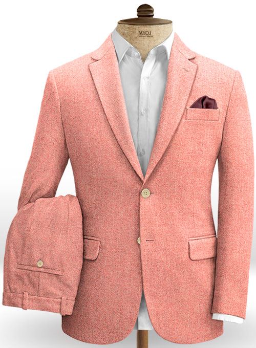 Melange Melon Tweed Suit