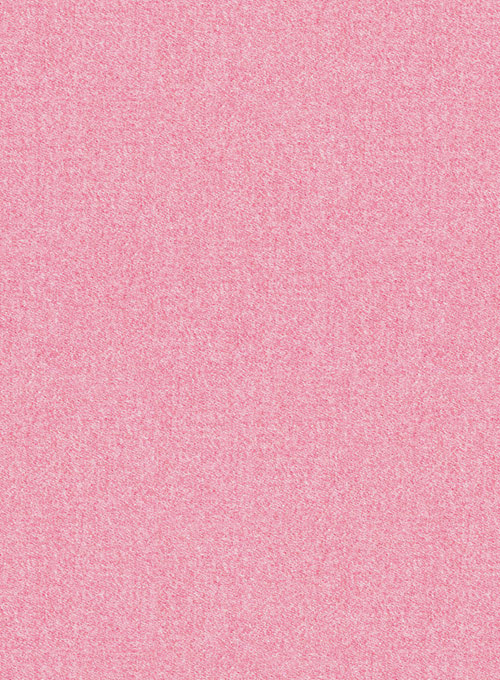 Melange Spring Pink Tweed Overcoat - Click Image to Close