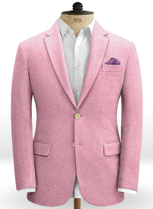 Melange Spring Pink Tweed Suit - Click Image to Close