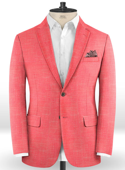 Mystic Pink Wool Suit - Click Image to Close