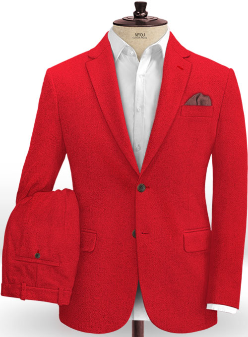 Naples Red Tweed Suit