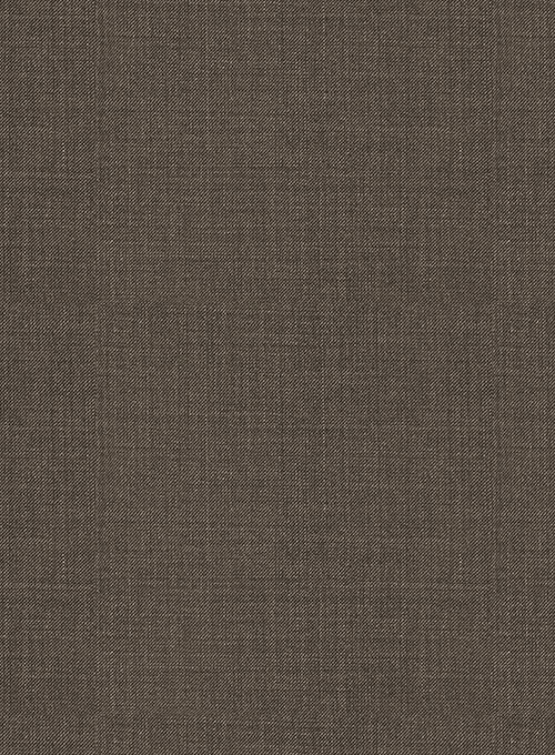 Napolean Sharkskin Brown Wool Suit