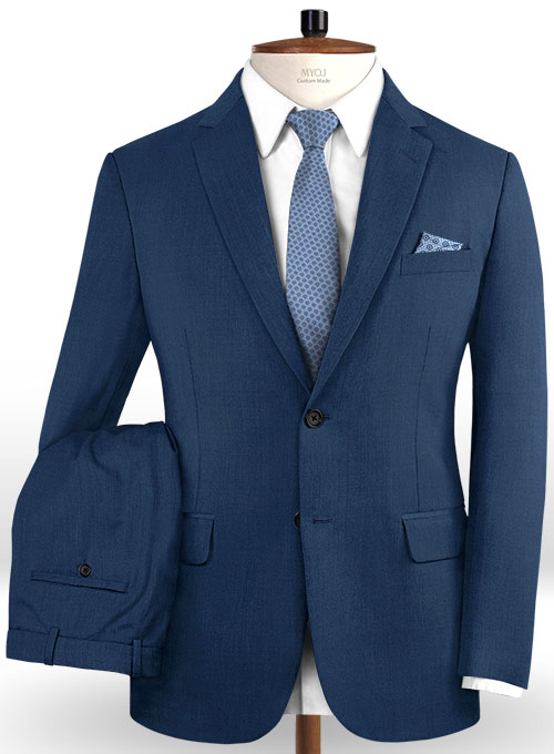 Napolean Casa Blue Wool Suit