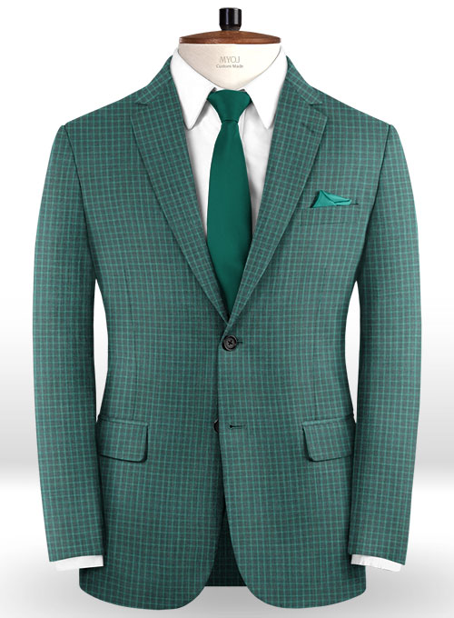 Napolean Chok Green Wool Suit - Click Image to Close