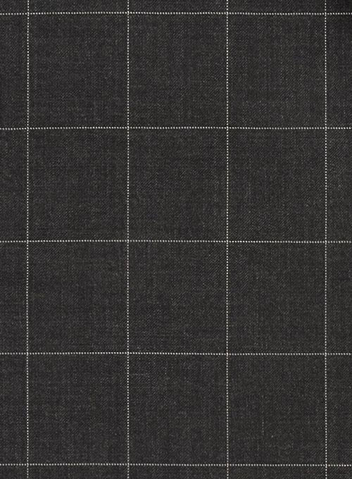Napolean Criss Charcoal Wool Suit - Click Image to Close