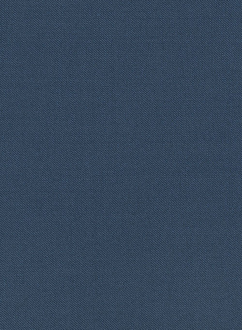 Napolean Flat Blue Wool Suit