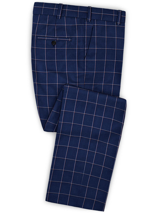 Napolean Aria Royal Blue Wool Suit - Click Image to Close