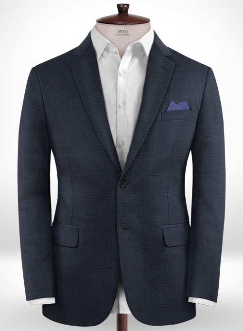 Napolean Ecia Blue Wool Suit