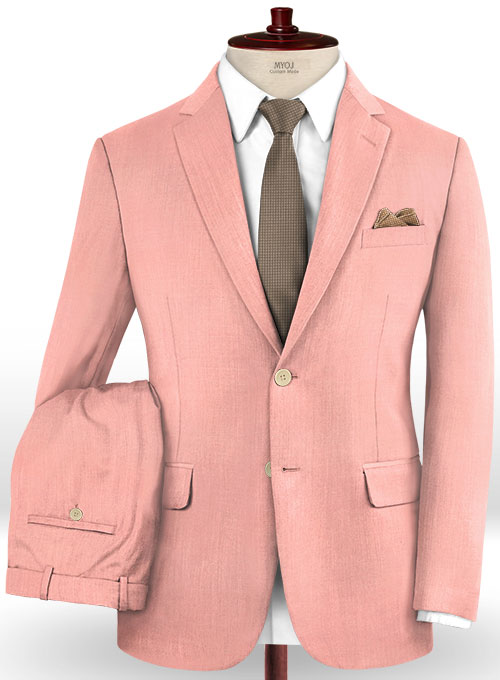 Napolean Runway Pink Wool Suit