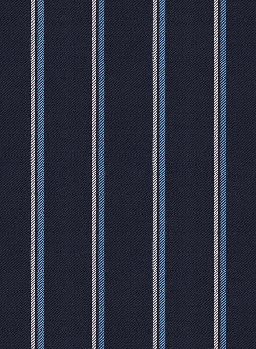 Napolean Vanda Navy Blue Wool Suit