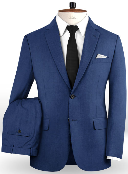 Napolean York Blue Wool Suit