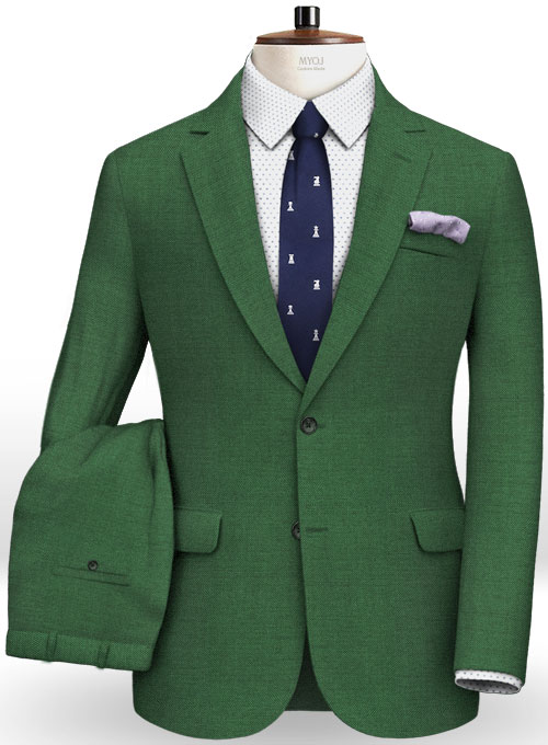 Napolean Yale Green Wool Suit