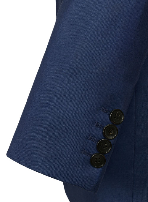 Napolean Persian Blue Wool Tuxedo Jacket - Click Image to Close