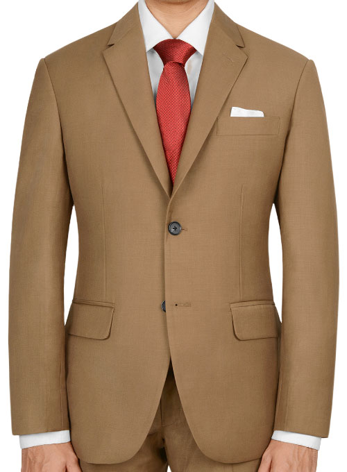 Napolean Tan Wool Suit - Click Image to Close