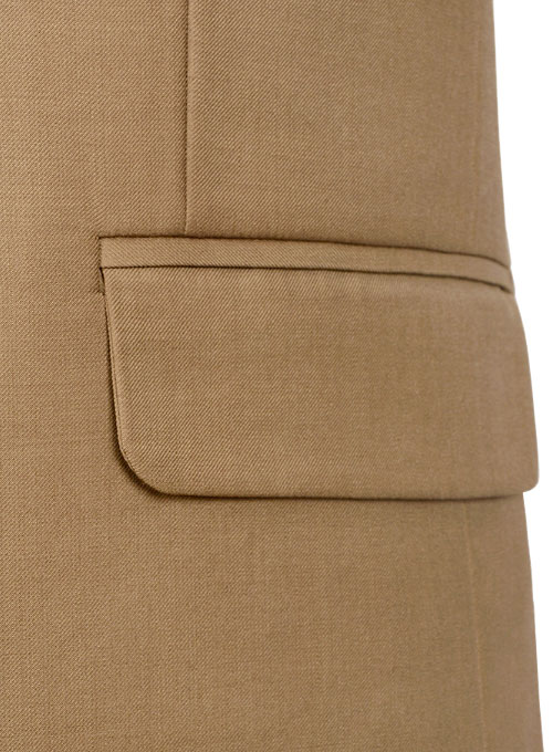 Napolean Tan Wool Suit - Click Image to Close