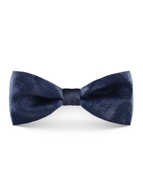 Paisley Bow - Dark Blue