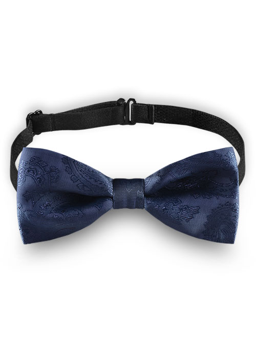 Paisley Bow - Dark Blue