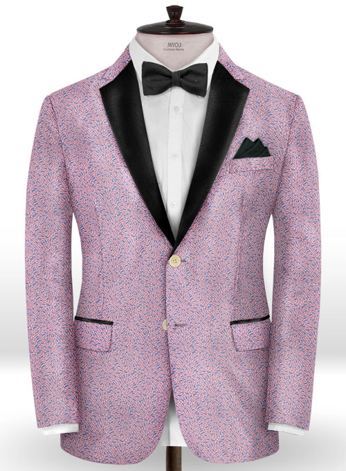 Perlo Lavender Wool Tuxedo Suit - Click Image to Close