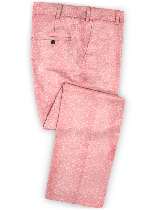 Perlo Pink Wool Tuxedo Suit