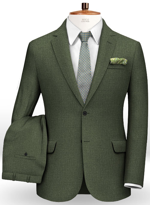 Pinhead Wool Green Suit