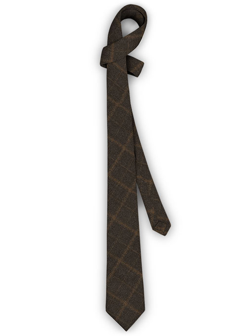 Tweed Tie - Pisa Brown Feather - Click Image to Close