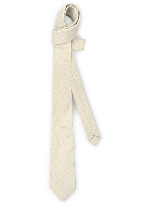 Linen Tie - Pure Barn Beige