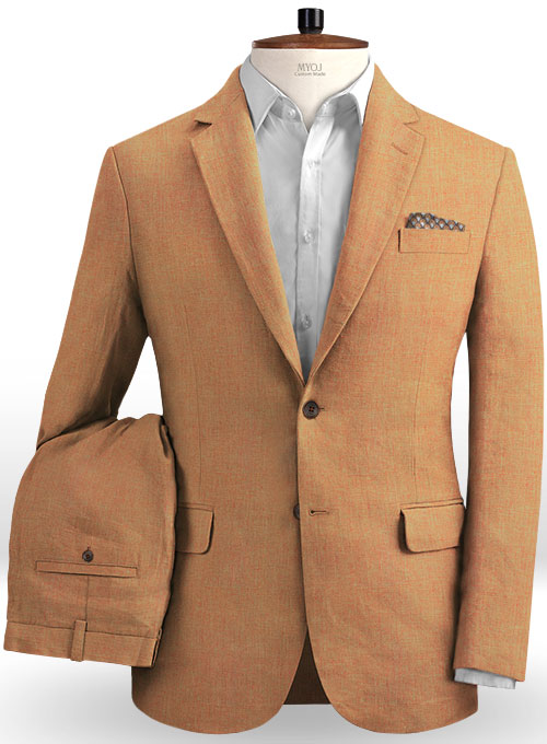 Pure Zod Orange Linen Suit