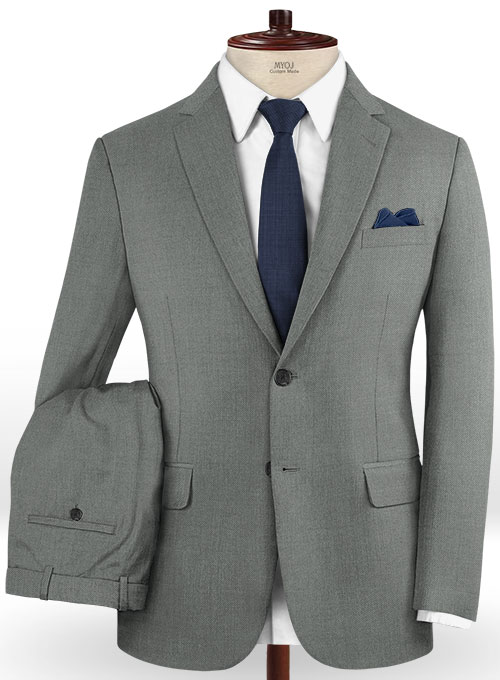 Reda Chief Gray Pure Wool Suit