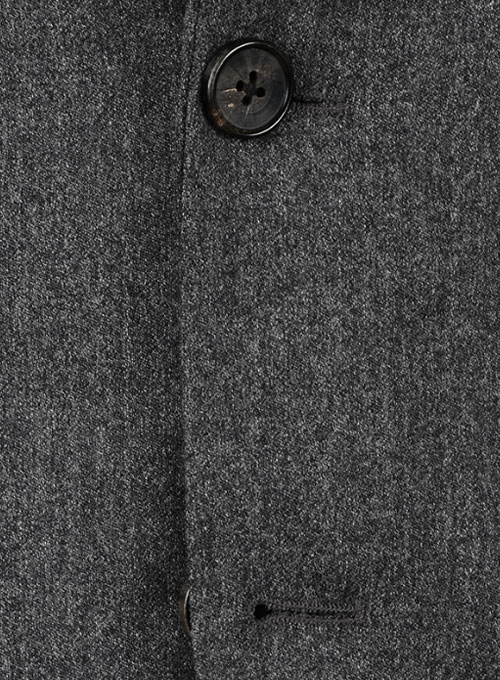 Reda Flannel Dark Gray Pure Wool Suit