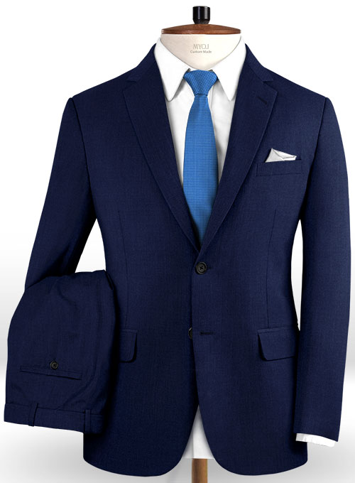 Reda Gem Blue Pure Wool Suit