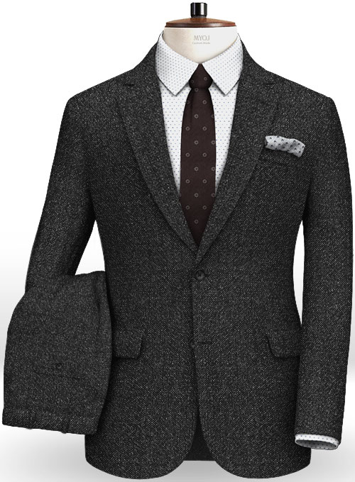 Reda Haze Black Pure Wool Suit