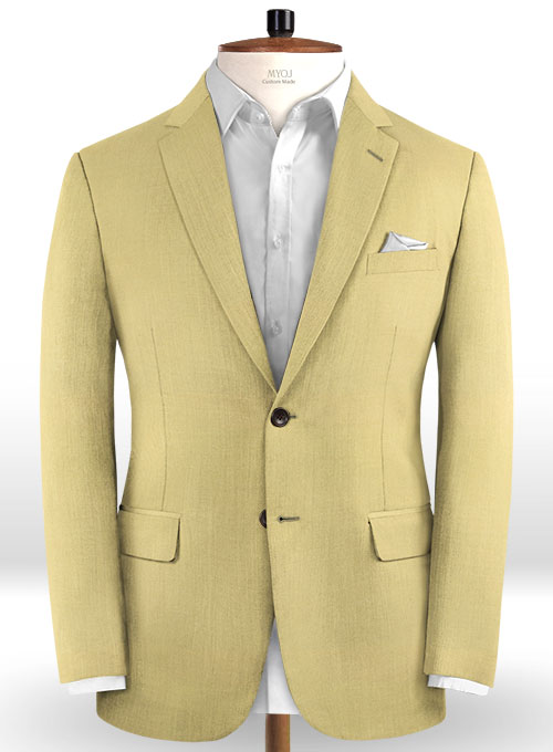 Reda Light Khaki Pure Wool Suit - Click Image to Close