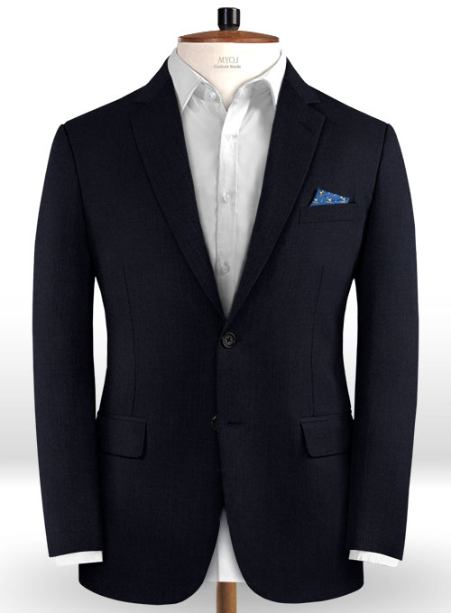 Reda Navy Blue Pure Wool Suit - Click Image to Close