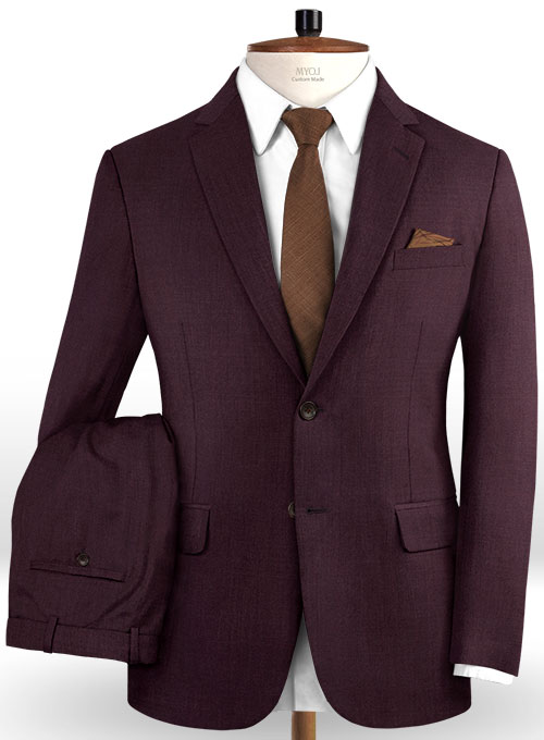 Reda Wine Pure Wool Suit