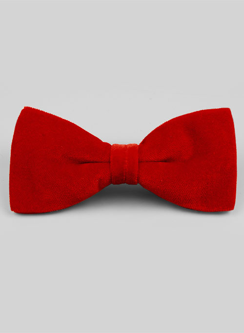 Velvet Bow - Red