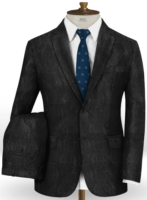 Rilda Black Wool Suit