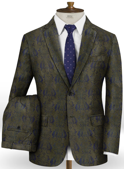 Rilda Olive Wool Suit